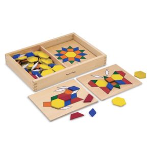 Pattern Blocks & Boards (125pcs)-0