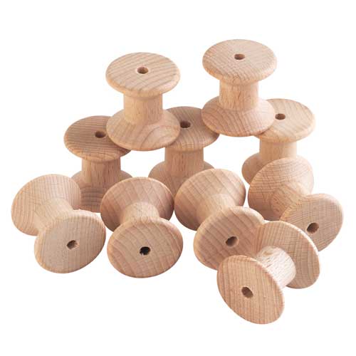 Cotton Reels (10pcs) - Play'n'Learn – Educational Resources
