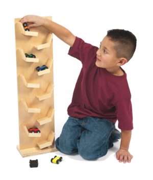 Two-sided Wooden Racing Tower-0