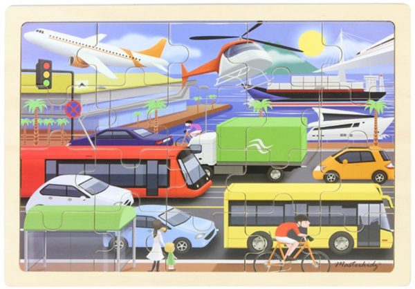 Transportation Jigsaw Puzzle (20pcs)-0