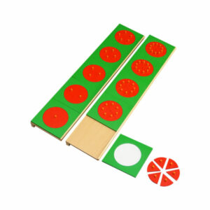 Montessori Metal Fractions with Stand